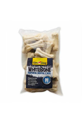 Mordimi Press Beyaz Kemik Köpek Ödülü 25 li Paket 5 Cm Çiğneme Kemiği - 1